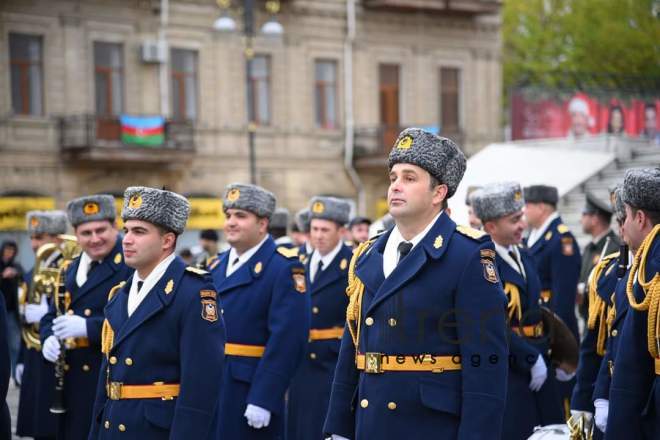 По случаю Дня Победы Азербайджана в Баку прошли шествия военнослужащих Азербайджан Баку 8 ноября  2022